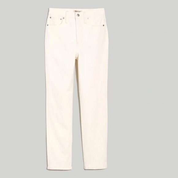 New Madewell  The High-Rise Perfect Vintage Jean Tile White ND501 - Picture 2 of 12